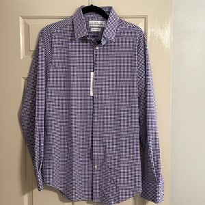 Mizzen+Main dress shirt. New with tags. Never worn. Medium Trim Fit.